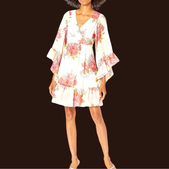 Betsey Johnson Women's Floral Boho Dress Size 4 - Picture 10 of 11